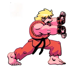 Fuwo – autocollants de voiture en PVC, autocollant de moto résistant aux rayures, Anime Arcade Fighter Ken Masters 