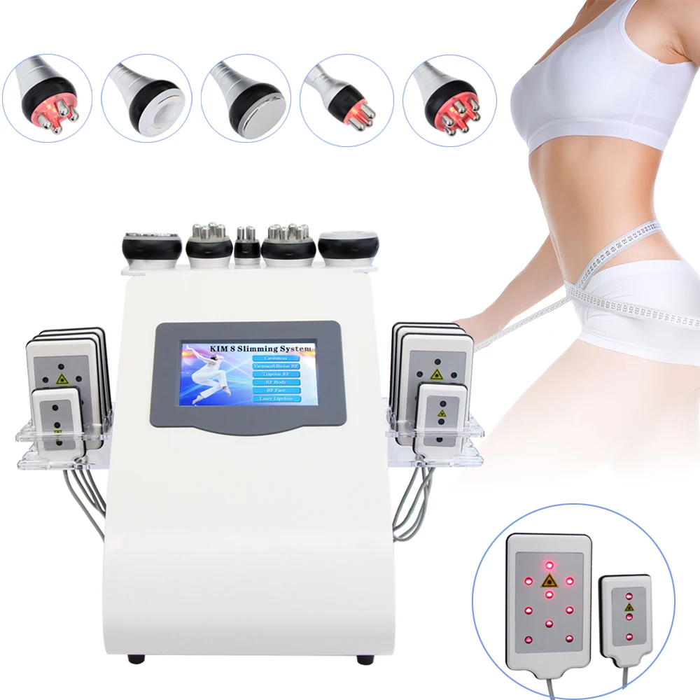 YUET WIN Ultrasonic Cavitation Machine 40K Weight Loss Body Slimming Face Liftting Device Anti-cellulite Abdominal Fat Burner