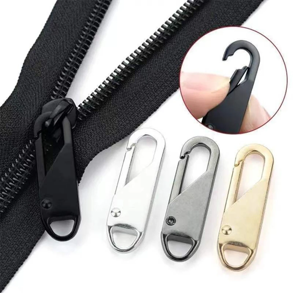 

5Pcs Universal Zipper Puller Detachable Zipper Head Instant Zipper Repair Kits For Zipper Slider DIY Sewing Craft Sewing Kits