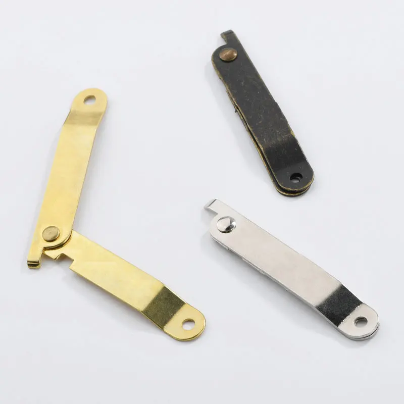 2 Pezzi Scatola Di Legno Supporto Cerniera Pieghevole Posizionamento Treppiede Regalo Portagioie Coperchio Antico Scatole Di Legno Angolo Mobile Hardw