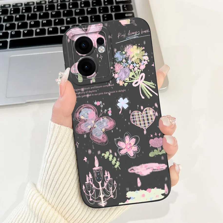 Fashion Bowknot Sunset Soft Silicone Phone Case Cover