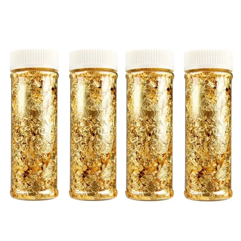 DIY Craft Decor Gold Silver Copper Leaf Foil Wrapper Cosmetics Furniture Home Surface Decoration Gilding Paper Sheets