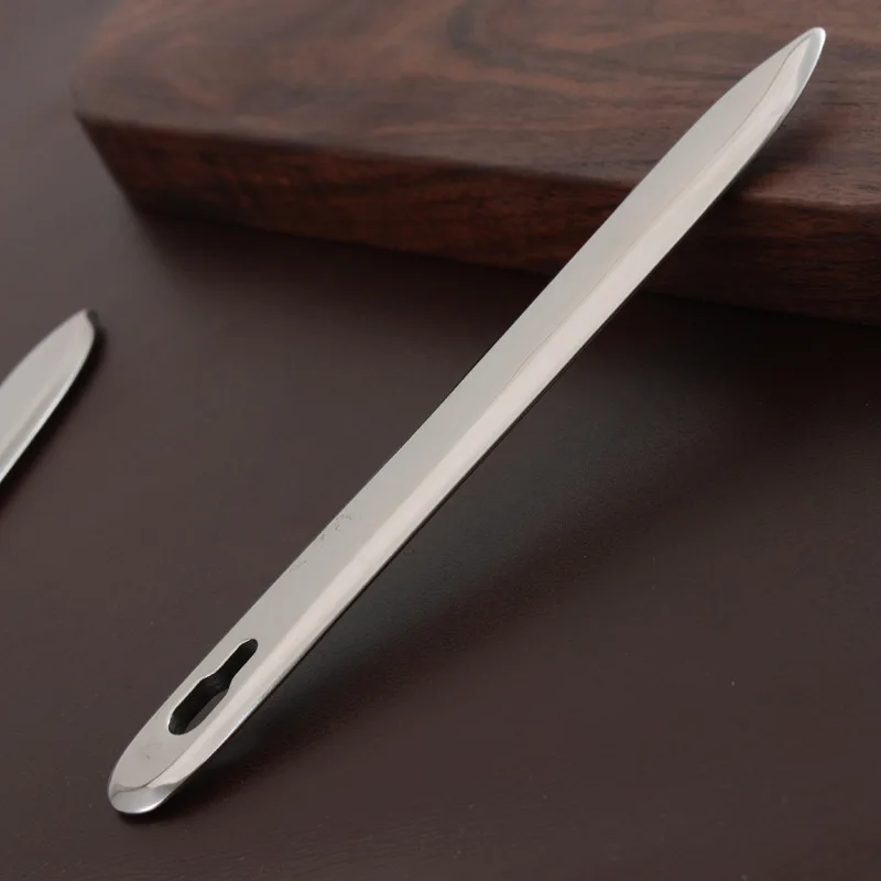 Leather Shaping Stainless Corner Drum up Stereotype Solid Burnishing Edge Pressure groove Leather Craft DIY Working Tool
