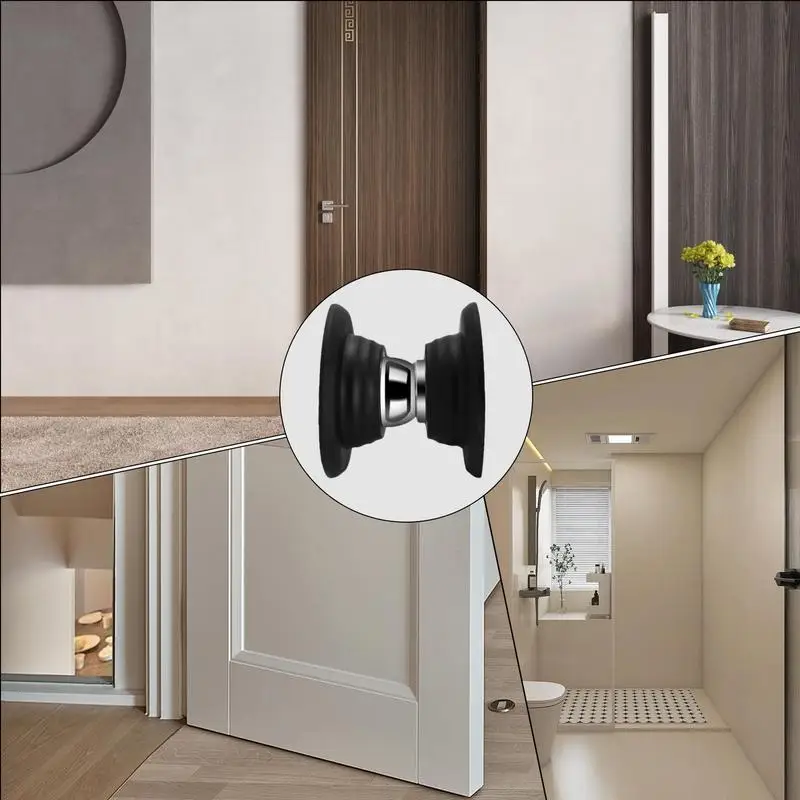 Silicone Door Stop Door Magnetic Stopper Anti Collision Windproof Doorstop Silicone Suction without Punching