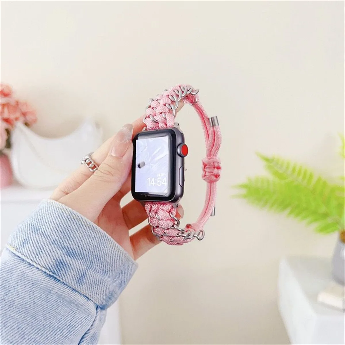 Cinturino per orologio in acciaio inossidabile per gioielli per iWatch serie 10/9/8/7/6/5 cinturino per orologio da polso alla moda 42/44/45/46/49 mm 38/40/41 mm_voghion.com