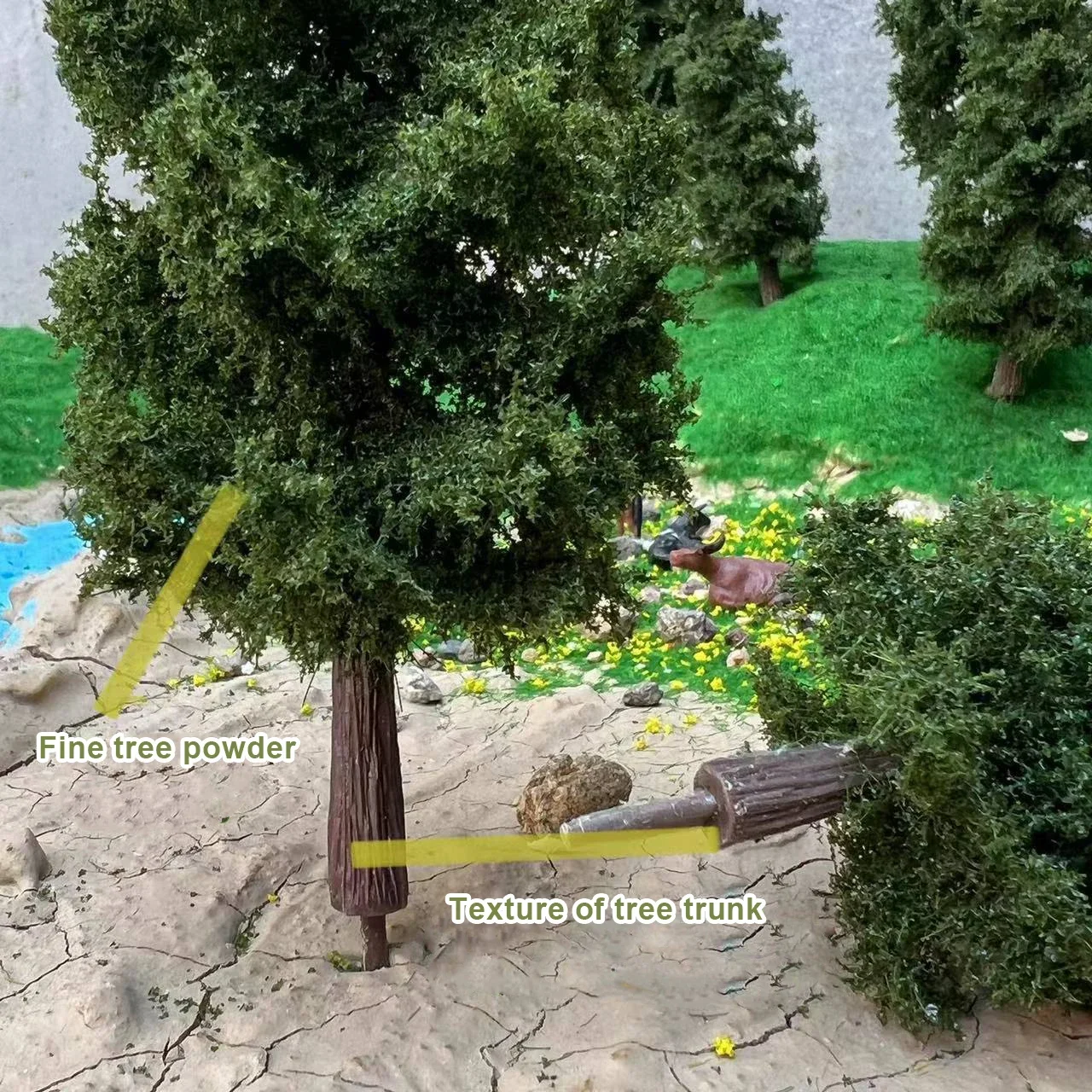 5개 14cm 인공 미니어처 소나무 DIY 모델링 식물 철도 기차 레이아웃/군사 전쟁 게임/조경/디오라마용