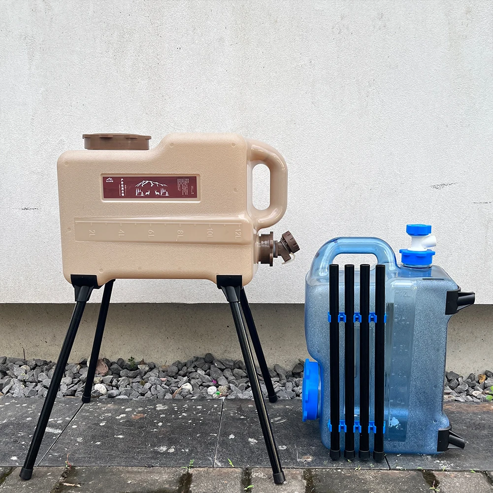 Description Picture 5 of itemCamping Water Bucket Dismantling Bracket Folding Cooler Stand Frame Strong Load Bearing Portable Bucket Rack Picnic Accessories