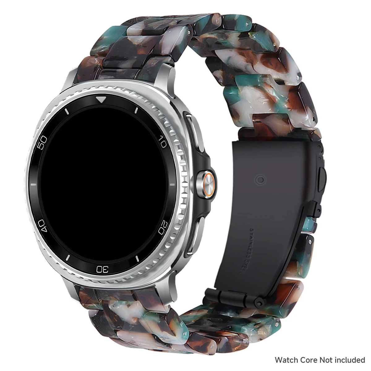 Luxury Transparent Resin Strap - Premium Link Bracelet