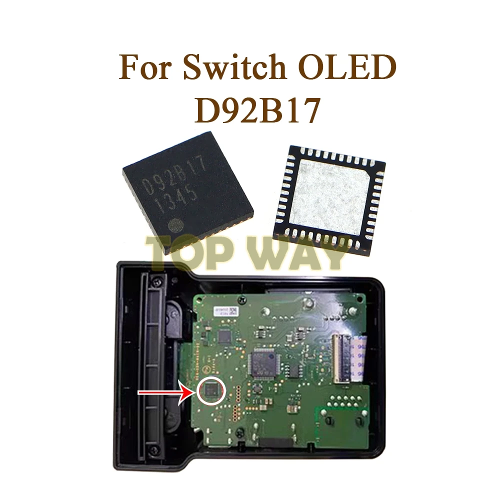 1Pc Per Nintendo Switch Controller Oled D92B17 Chip Base Di Ricarica Video Scheda Madre Ic