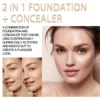 Double Head Concealer Cover Acne Spot Highlighter Brightening Dual Shadow Long Lasting Matte Cosmetic Invisible Pore Foundation 6