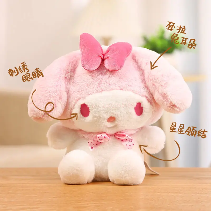 

Sanrio 28cm Kawaii Hello Kitty My Melody Plush Toys Doll Peluches Juguetes Cute Kawaii Room Decor Anime Pillow Peluche