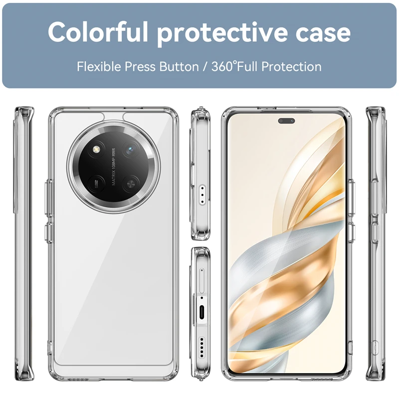 Transparent Clear Protective Case Cover – Sleek and Durable Design