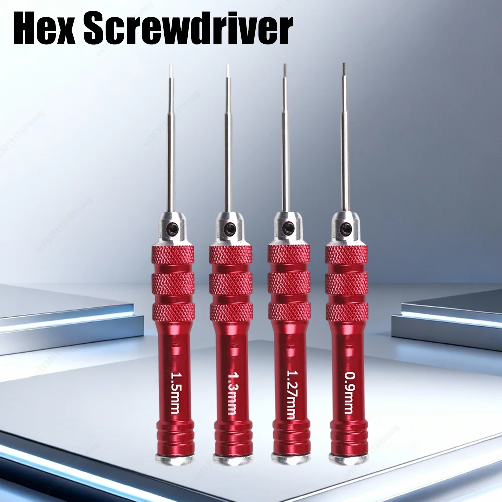 HSS hexa vridlapp 0,9-1,5 mm till miniatyrmodeller
