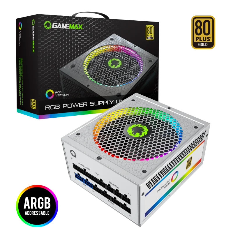 RGB-850 White Power Supply for pc 8x Sata Fully Modular 80PLUS Gold Certified Gaming PSU 100-240v Power Supply for Gamer _ AliExpress Mobile