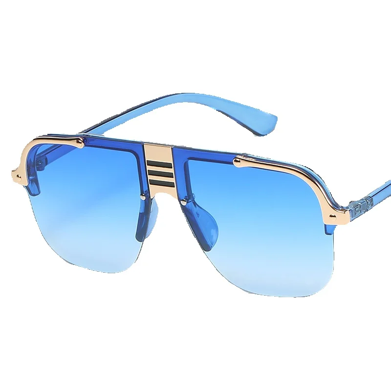 Yingling Personalized Metal Modern Show Trend Sunglasses Men's Fashion Internet Celebrity Toad Glasses_voghion.com