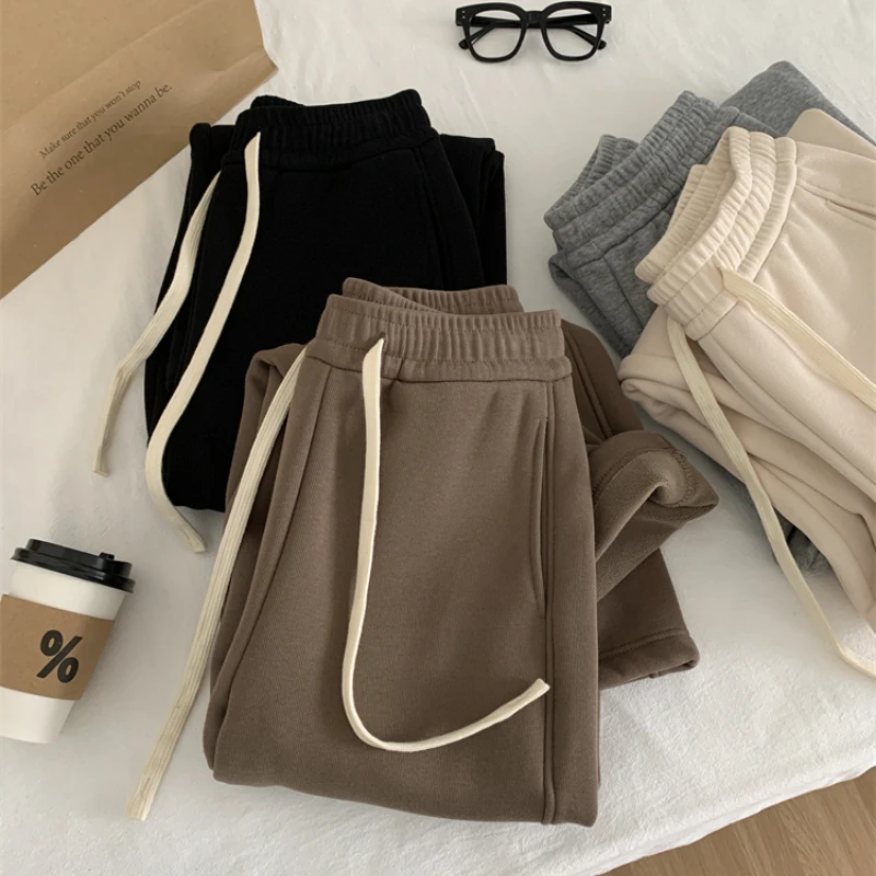 2024 Women's Pants Straight Leg Pants Loose Lazy All Matching Slim Straight Leg Casual Pants Winter Thickened Warm Draw Rope solid wood rattan woven household backrest folding rocking chair single person rope woven balcony leisure log lazy sofa