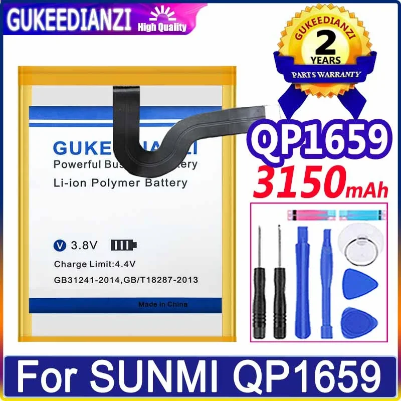 Gukeedianzi Batteria Di Ricambio Qp1659 Qp1669 Zap1522 W5910 Per Vk Veken W5910 Per Batterie Sunmi M1 V2Pro V2 Pro