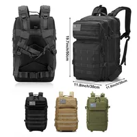 50L Tactical Backpack Men's Travel Large Capacity Rucksacks Men Waterproof Outdoor Sports Multi-functional Bags 2