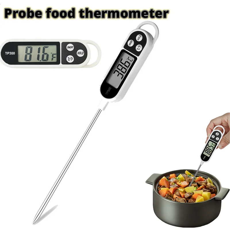 ThermoPro TP03 Digital Meat Thermometer for Cooking Kitchen Food Candy  Instant Read LCD Thermometer with Backlight and Magnet for Oil Deep Fry BBQ