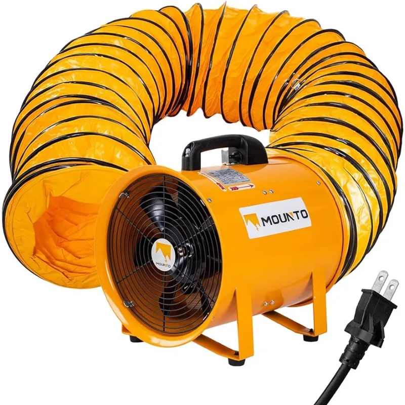 

COMBO Heavy Duty Cylinder Fan with 25-foot Vinyl Hose (8inch)