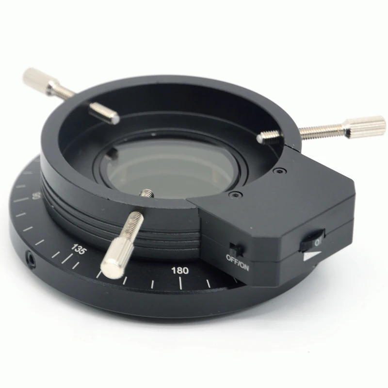 FYSCOPE Microscope Ring Light Illuminator 16pcs Microscope polarized LED ring light Microscope Ring Lamp Polarized lights 2