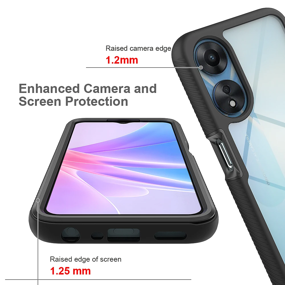 Oppo A78 5G A17 A57 4G ̽, ĸ Ŭ   Ŀ, Oppo A57s A57e A77 5G A77 4G A77s    ̽, 2 in 1
