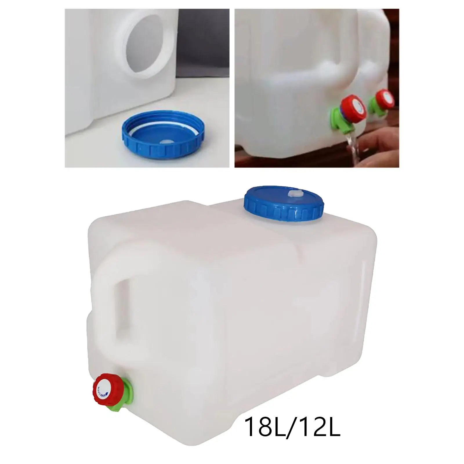 Water Container Beverage Dispenser Water Can Large Capacity Water Bucket Reservoir Outdoor Emergency Water Storage 3