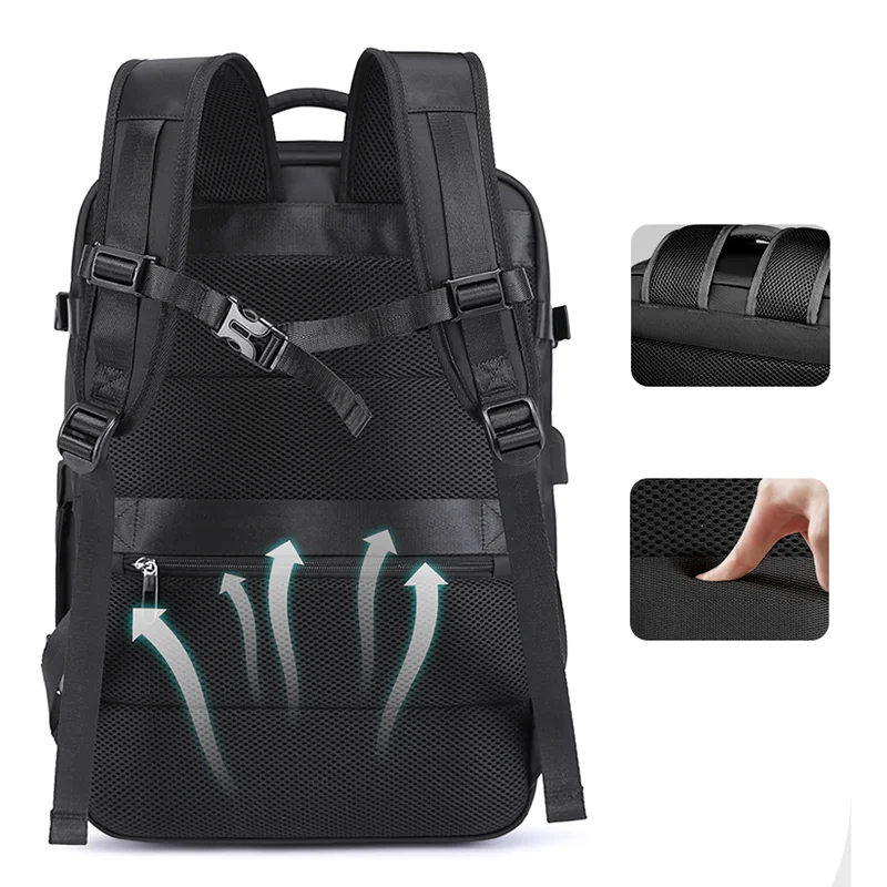 2023 Travel Backpack Men Business Aesthetic Backpack School USB Bag Large Capacity 15.6 Laptop Waterproof Fashion Backpack Women