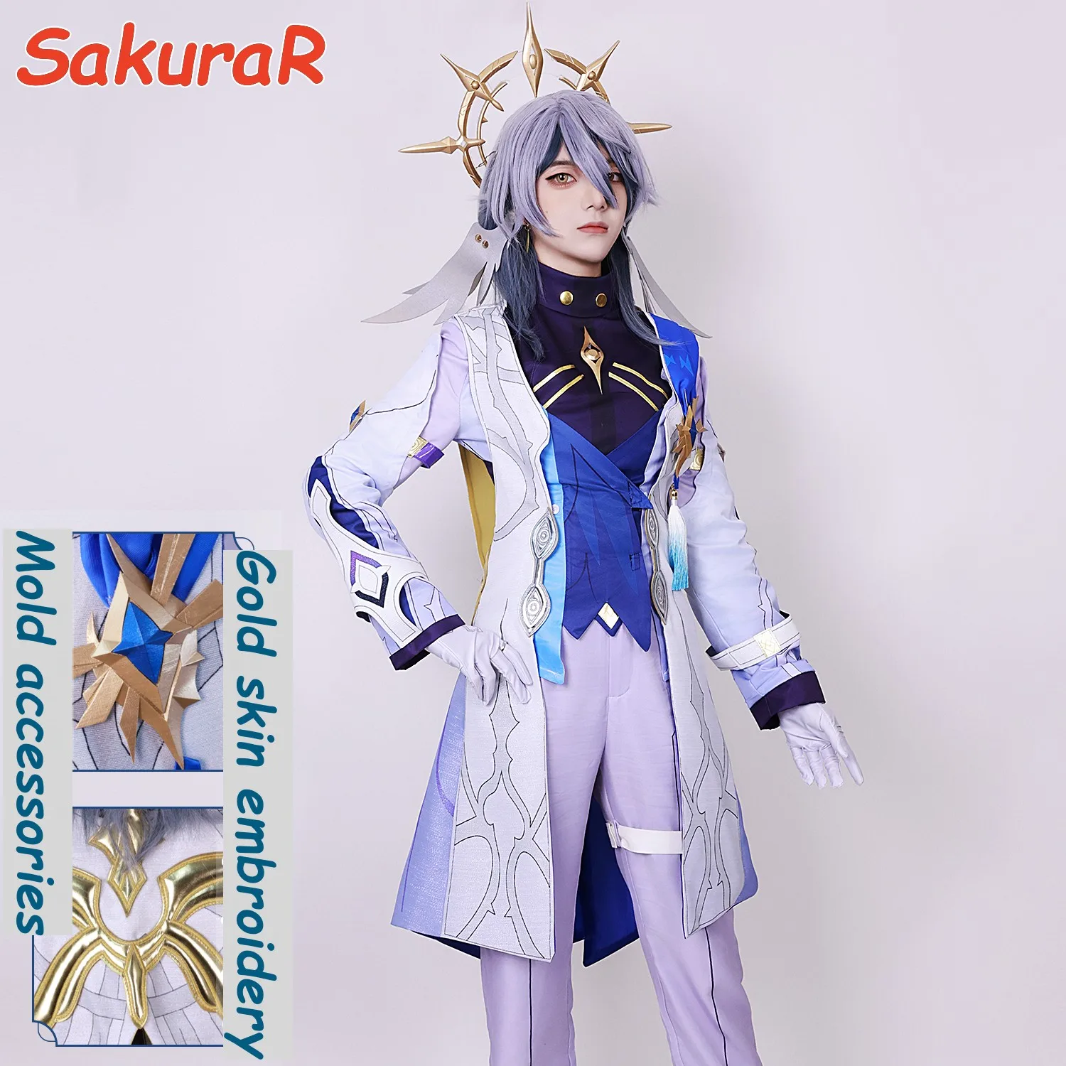 

Honkai Star Rail Latest Sunday Cosplay Costume Mr. Sunday Halovian Men Uniform Halloween Carnival Role Play Male Outfits