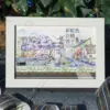 Mr. Paper, Wandering on The Road Series Washi Tape, Floor Tile Theme Students Hand Account Material Tape Priming Decorative Tape 6