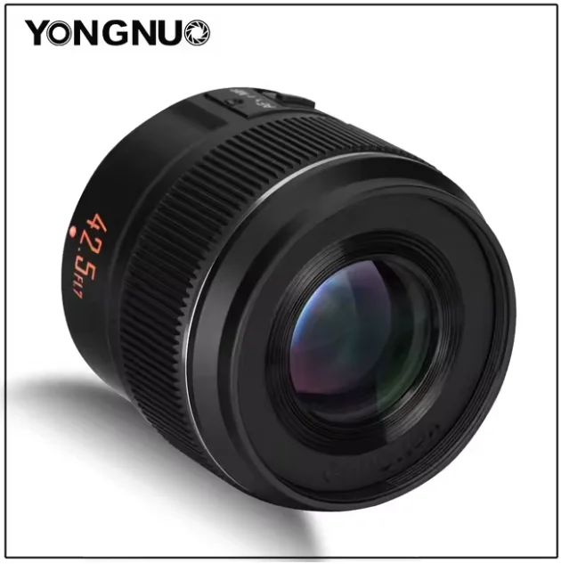 YONGNUO YN42.5mm 42.5mm F1.7M II 카메라 렌즈 F1.7 렌즈 M4/3 마운트 파나소닉 올림푸스 미러리스 카메라용 자동 초점·