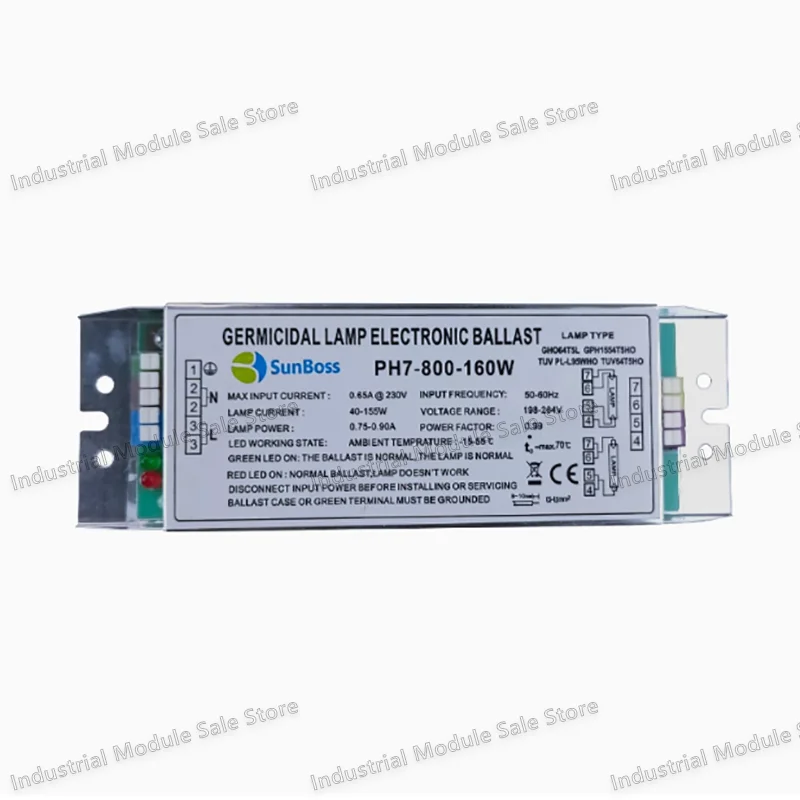 PH5-800-150W UV Bactericidal Electronic Lamp 220V Waste Gas Treatment Lamp Ultraviolet Ballast UV for Burning Boards Rectif