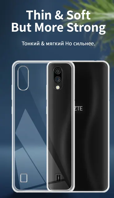 Zte Blade A5 Cover For ZTE Blade A5 2020 Case Ultra Thin Silicone