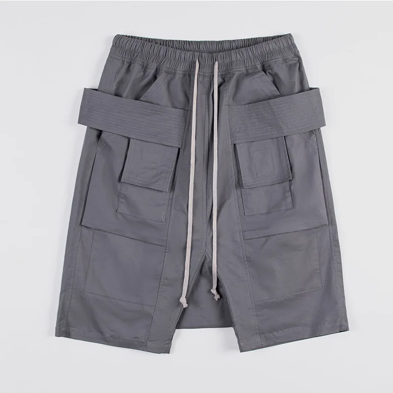 

Classic RO Pants Men's Double Ring Cement Grey Five Part Trousers Casual Shorts