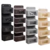 1pc, Door Mounted Storage Rack, Wall Mounted Fabric Storage Room Storage Space Suitable For Storage In Cabinets, Bathrooms 1