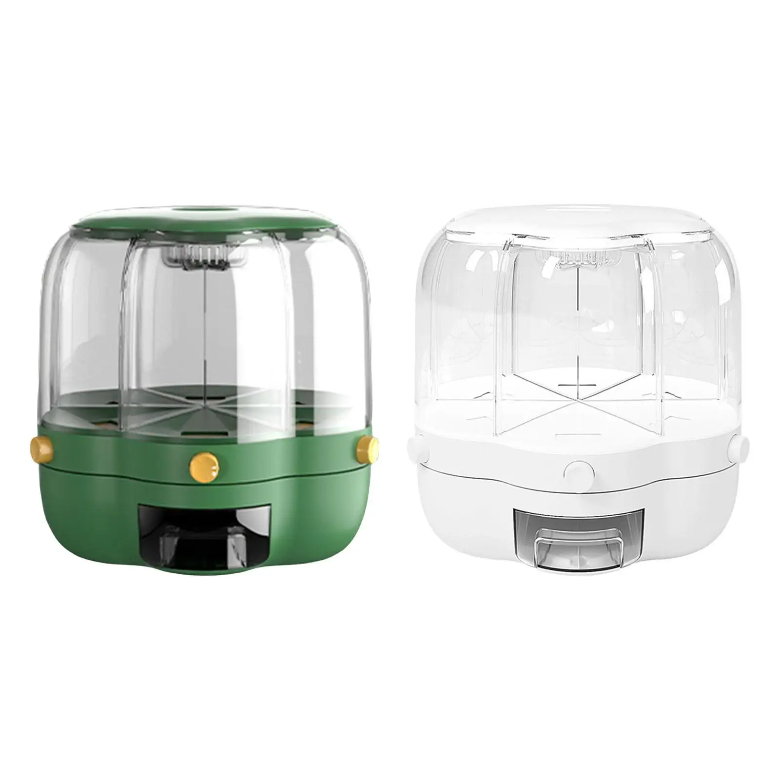 

Rotating Cereal Dispenser Food Container Organization Dry Food Storage Box Multifunctional Airtight