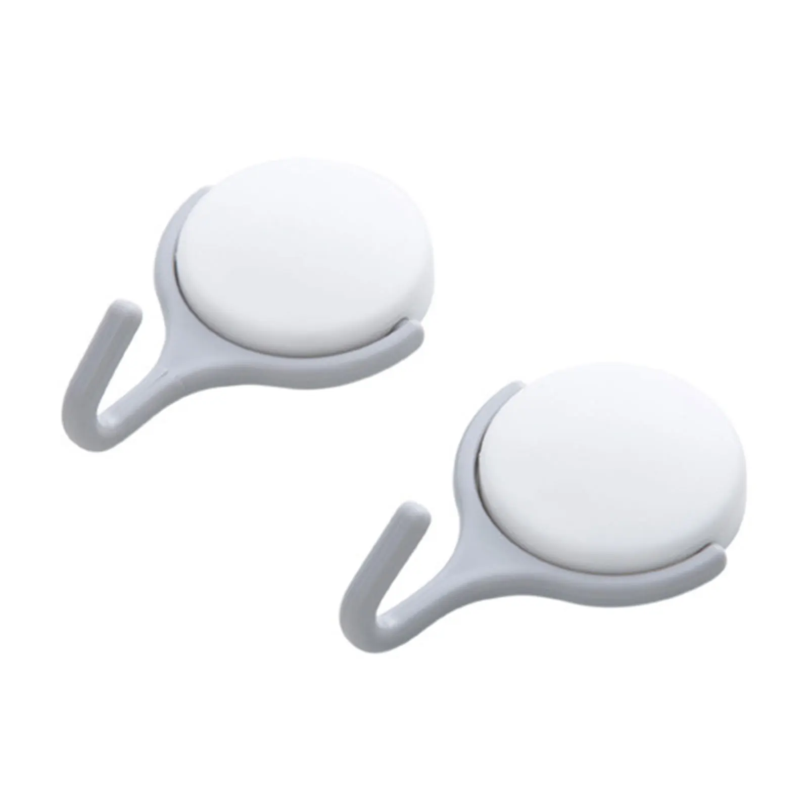 

2pcs Freezer Magnetic Hanging Hooks Creative Sturdy Durable Storage Hooks for Freezer Washing Machine Microwave