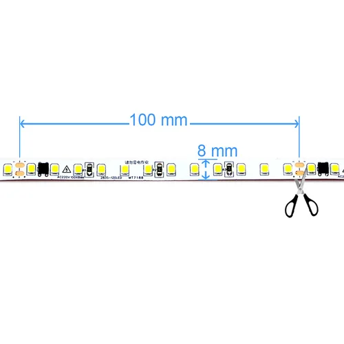 600 LED 스트립 2835 120LEDs/m 홈 램프 스트립, 레드 아이스 블루 그린 옐로우 핑크, 유연하고 커팅 가능한 소프트 램프 바, AC220V, 230V, 5M 3