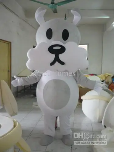 

New Adult Halloween Christmas Dog Mascotte Fancy Cartoon Mascot Costume Plush Fancy Dress Mascot Costume