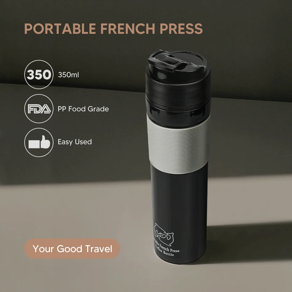 OriginalPortableFrenchPressCoffeeMakerInsulatedTravelMug