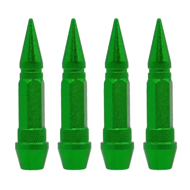 Universal Airtight Tire Valve Caps - Set of 4 for Cars, Motorcycles, and Bikes