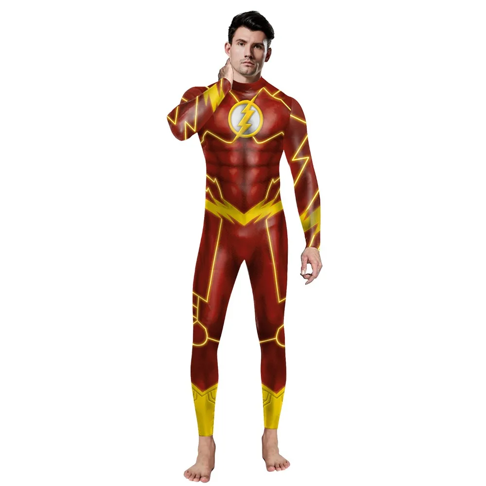 3D Printing Flash Cosplay Point Costume Red Flash Barry Cosplay