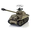 2.4G Henglong 1/16 Scale RC Tank M4A3 Sherman TK7.0 Plastic Version RTR Radio Control Tanks Model 3898 Toys for Adult TH17665 3