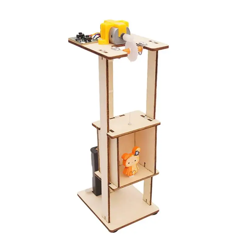 

DIY Electric Elevator Lift Model Children Children Toys Science Experiment Puzzles Kits Creative Innovation Education For School