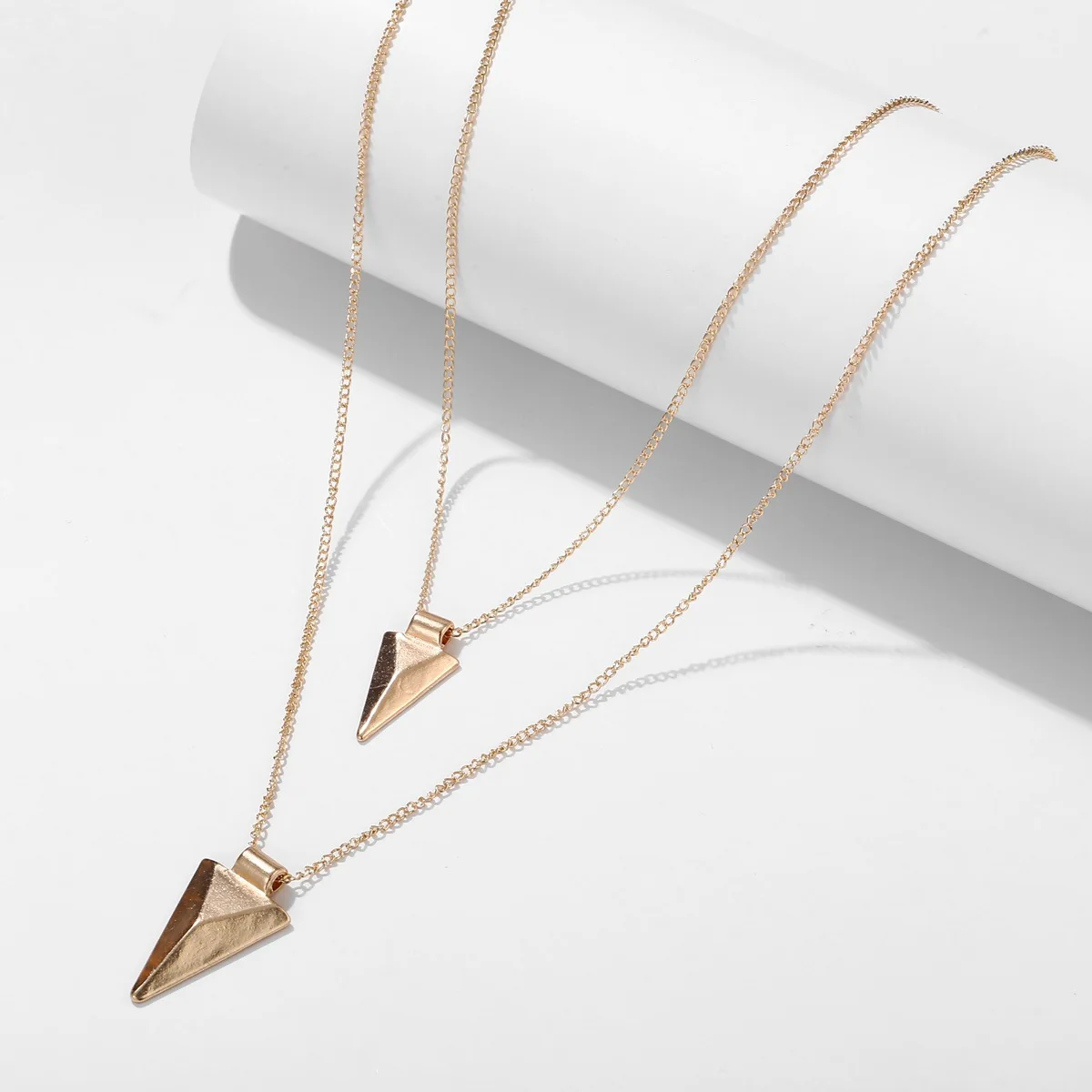 Simple Multilayer Triangle Metal Accessories