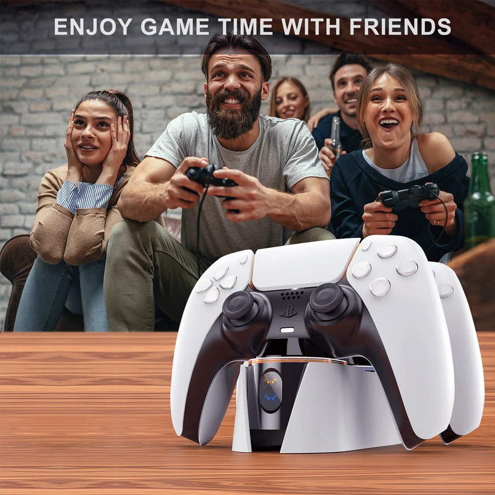 Dual Fast Charger For PS5 Wireless Controller USB Type-C Charging Dock Station For PS5 Joystick Gamepad Game Console Accessories game controller charging cable