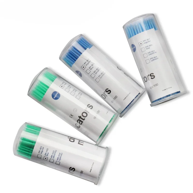 Brushes Extension Microbrush Mini brushes 100pcs/ barrel Makeup Eyelash Disposable Applicator Wand Applicators Mascara Brushes