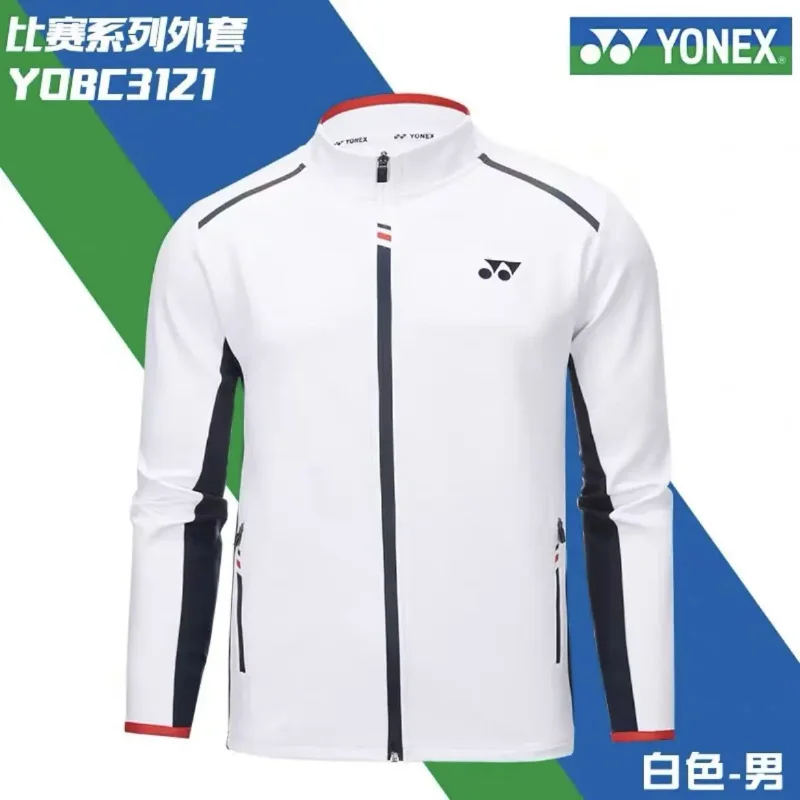 Badminton Uniforms YONEX Badminton Tops Men Women Long Sleeved Sports Shirt Training Competition Loose Coat