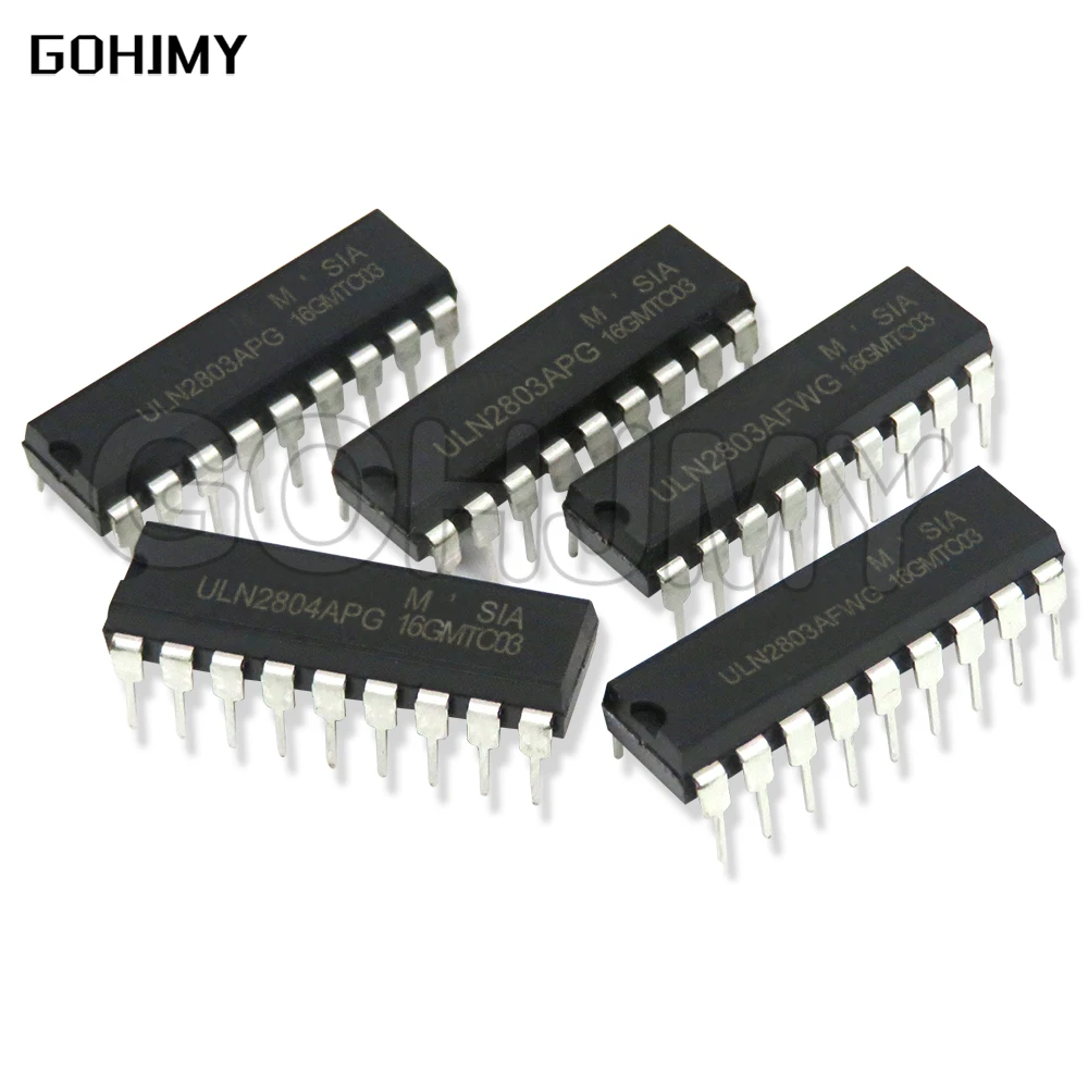 5PCS/LOT ULN2803AG ULN2803L ULN2803 SOP-18 8-way Darlington driver IC chip In Stock NEW original IC - 502