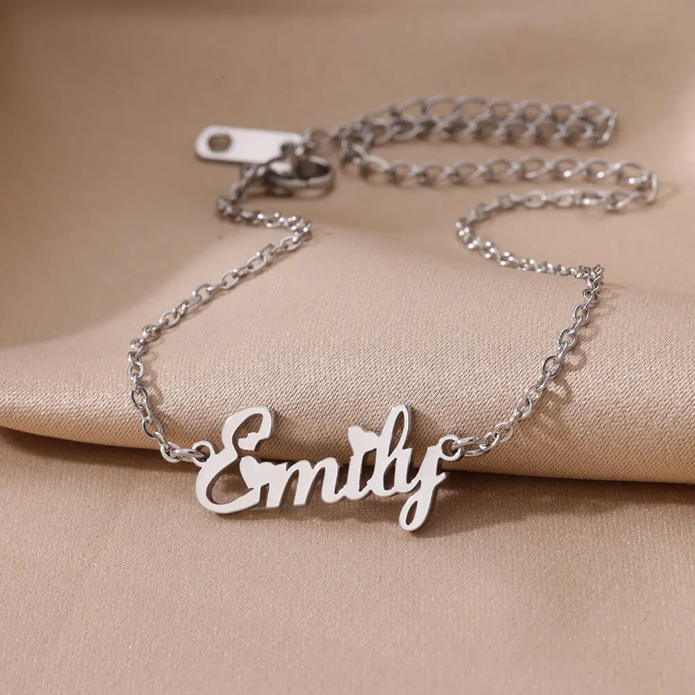 Custom Anklets for Women Personalized Name Stainless Steel Anklet Female Leg Chain Foot Beach Customized Jewelry free shipping